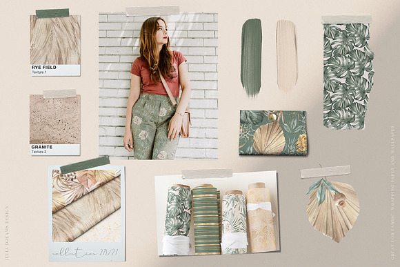 Modern Oasis Watercolor Collection in Illustrations - product preview 2