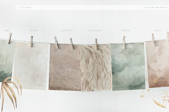 Modern Oasis Watercolor Collection in Illustrations - product preview 4