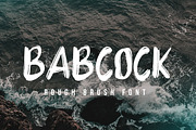 Babbock Brush Font
