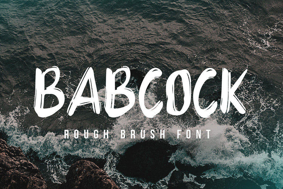 Babbock Brush Font in Display Fonts - product preview 8
