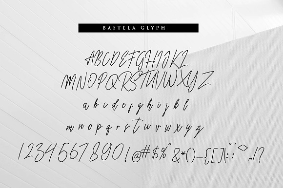 Bastela Signature Font in Script Fonts - product preview 4