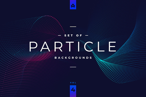 Particle Abstract Backgrounds vol 4