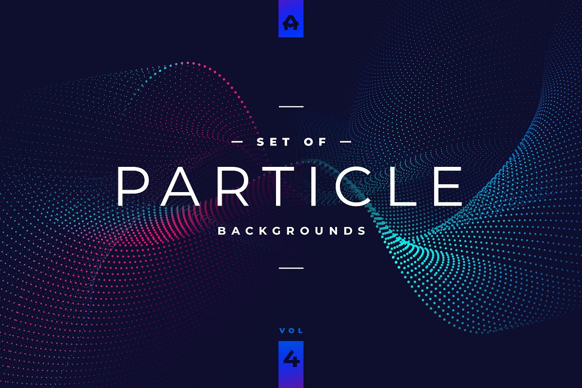 Particle Abstract Backgrounds vol 4 in Web Elements - product preview 8