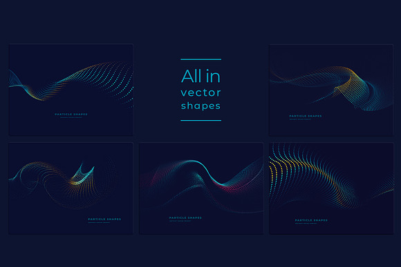 Particle Abstract Backgrounds vol 4 in Web Elements - product preview 5