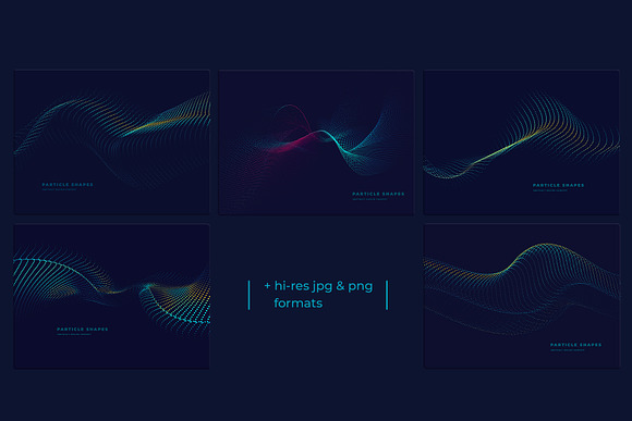 Particle Abstract Backgrounds vol 4 in Web Elements - product preview 6