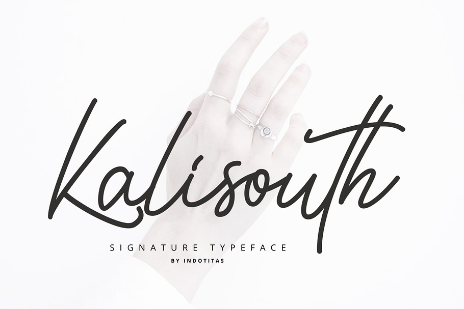Kalisouth Signature Font in Script Fonts - product preview 8
