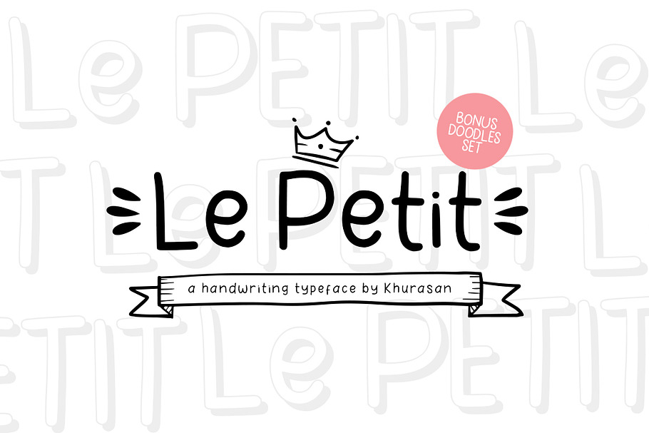 Le Petit + Doodle in Display Fonts - product preview 8