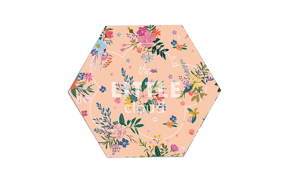 Colourful floral vector patterns in Patterns - product preview 5