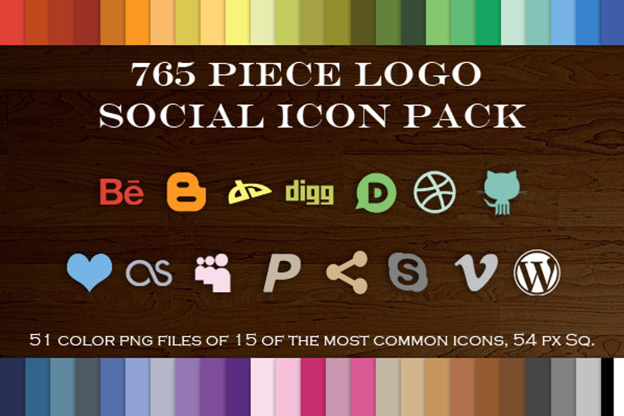 765 Piece Logo Social Icon Pack 2