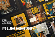 RUBBBER - Social Media Template