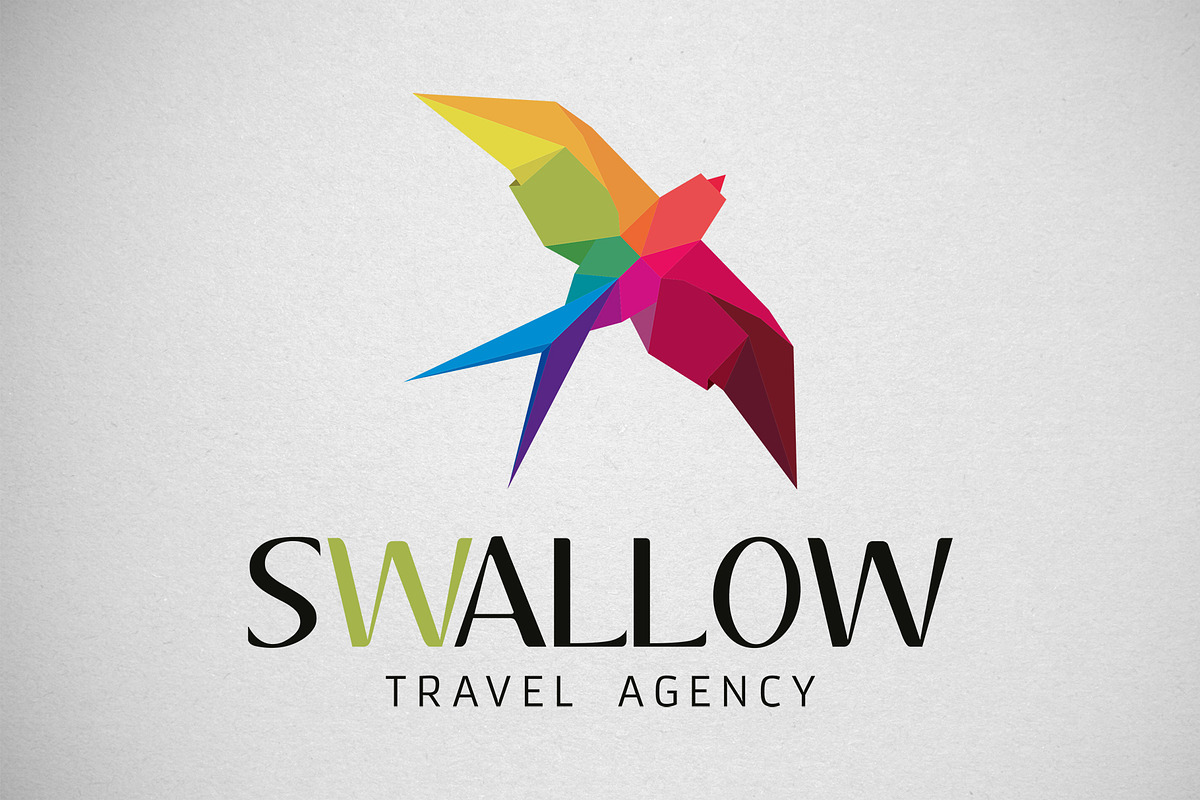SWALLOW vector logo in Logo Templates - product preview 8