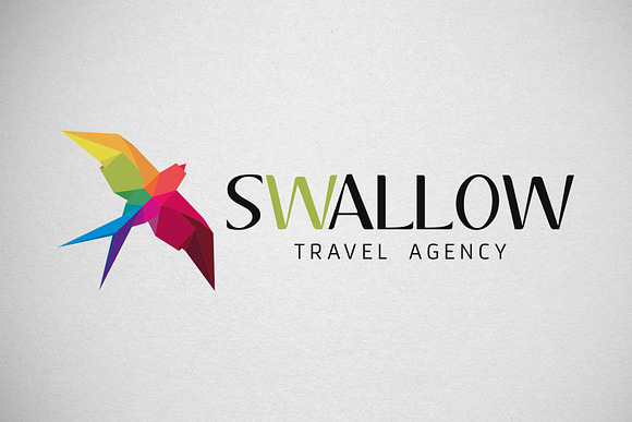 SWALLOW vector logo in Logo Templates - product preview 1