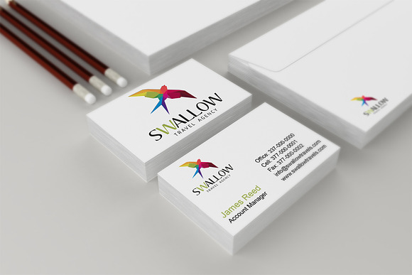 SWALLOW vector logo in Logo Templates - product preview 3