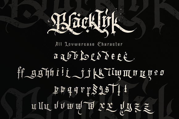 Blackink - Blackletter Font in Blackletter Fonts - product preview 14