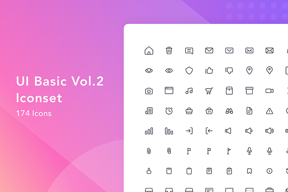 1270+ Modern Line Icon Kit in Icons - product preview 2