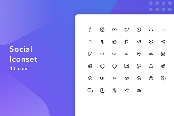 1270+ Modern Line Icon Kit in Icons - product preview 3