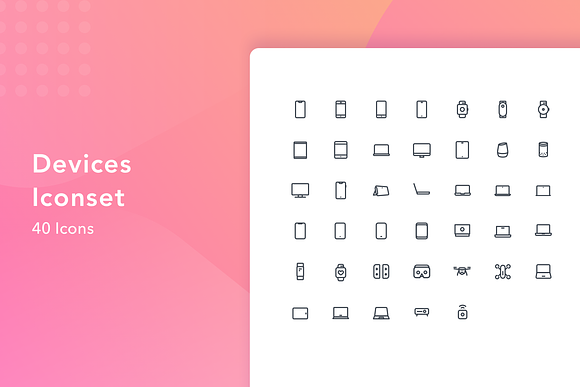 1270+ Modern Line Icon Kit in Icons - product preview 8
