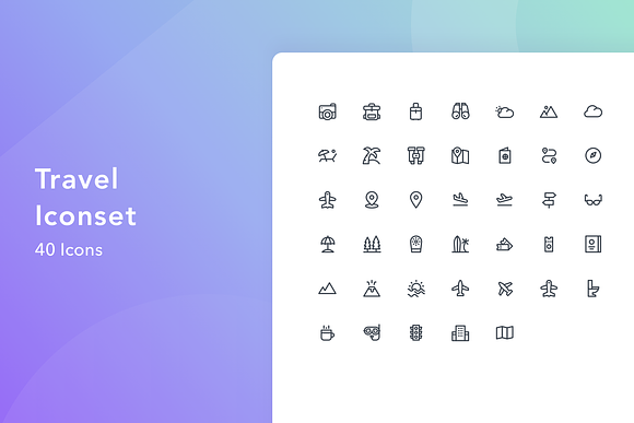 1270+ Modern Line Icon Kit in Icons - product preview 9