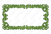 Filigree Heraldry Leaf Pattern