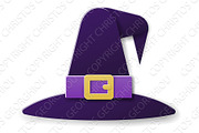 Halloween Witch Hat in Paper Craft