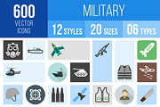 600 Military Icons