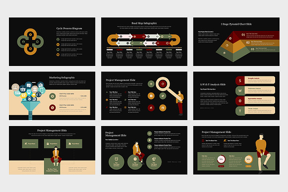 Rozua : Vector Infographic Keynote in Keynote Templates - product preview 2