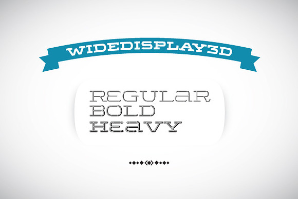 WideDisplay Bold in Slab Serif Fonts - product preview 3