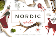 Nordic winter scandi christmas set