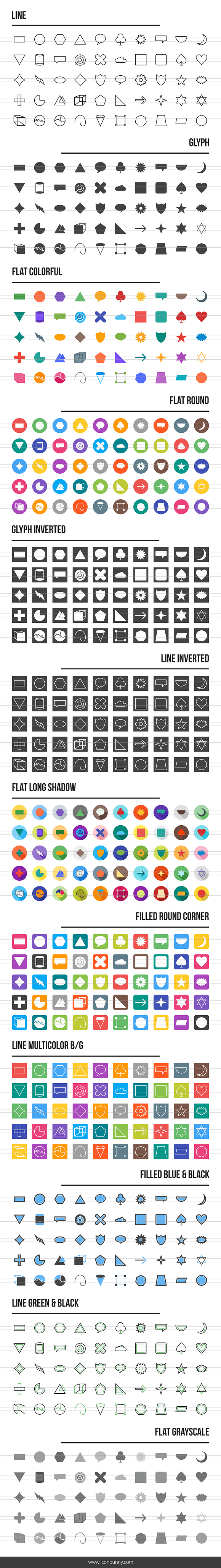 600 Shapes & Geometry Icons in Graphics - product preview 1