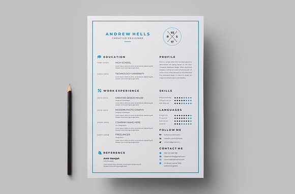 Resume & Cover Letter in Letter Templates - product preview 2