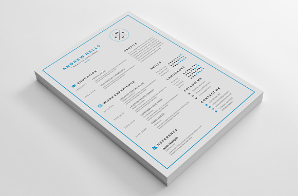 Resume & Cover Letter in Letter Templates - product preview 3