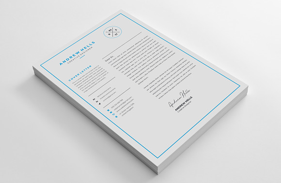Resume & Cover Letter in Letter Templates - product preview 4