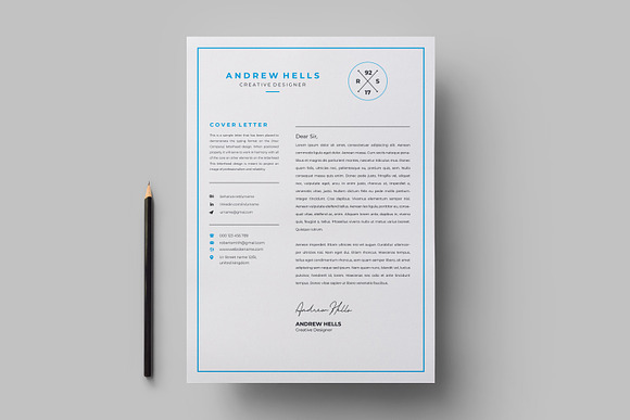 Resume & Cover Letter in Letter Templates - product preview 5