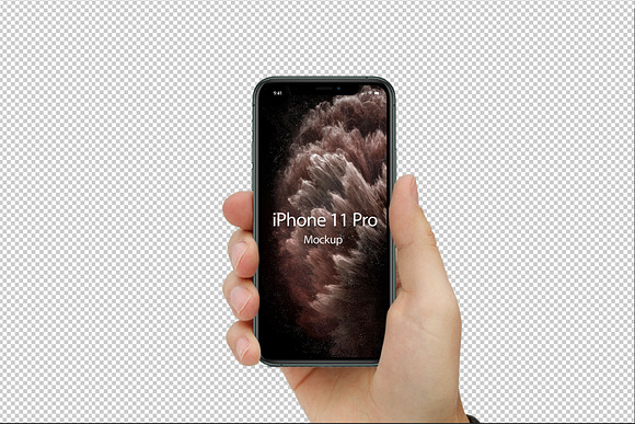 iPhone 11 Pro Mockup in Mockup Templates - product preview 1