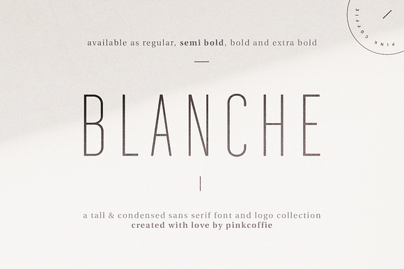 Blanche | Fonts & Premade Logo Pack in Sans-Serif Fonts - product preview 4