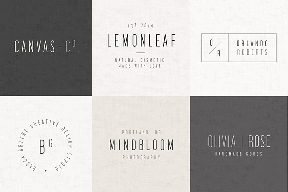 Blanche | Fonts & Premade Logo Pack in Sans-Serif Fonts - product preview 5