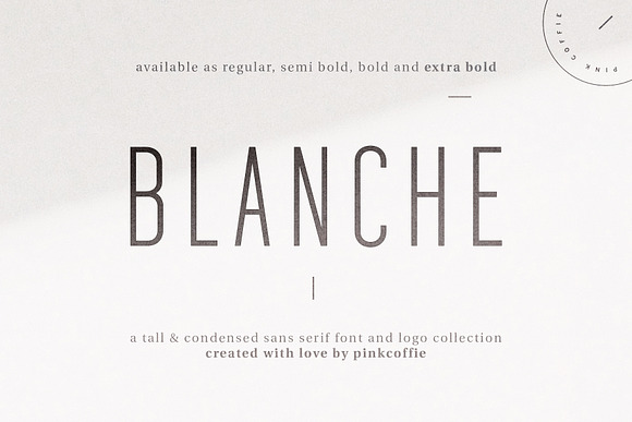 Blanche | Fonts & Premade Logo Pack in Sans-Serif Fonts - product preview 7