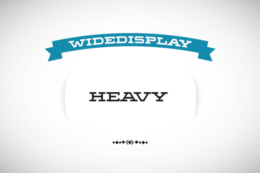 WideDisplay Heavy in Slab Serif Fonts - product preview 8