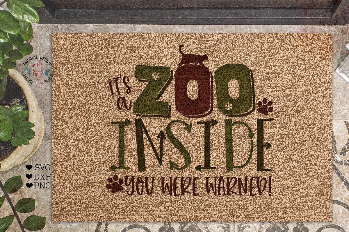 It’s a Zoo inside - Funny Home Decor in Illustrations - product preview 8