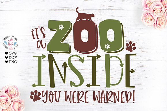 It’s a Zoo inside - Funny Home Decor in Illustrations - product preview 1