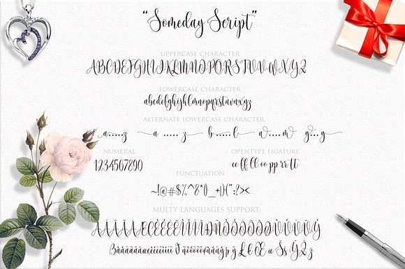 Someday Script Font in Script Fonts - product preview 9