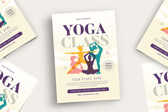 Yoga Flyer in Templates - product preview 2