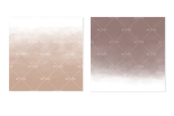 Brown Watercolor Backgrounds in Textures - product preview 1