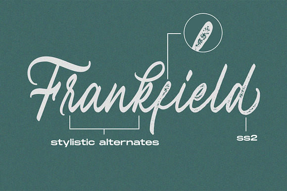 Frankfield Script + Stamp in Script Fonts - product preview 1