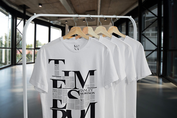 T-Shirt Mock-Up on Hanger in Product Mockups - product preview 5