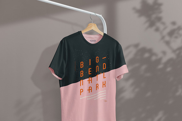 T-Shirt Mock-Up on Hanger in Product Mockups - product preview 11