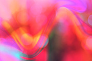 Abstract neon fluid blur natural