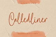 Calledliner - Monoscript Font