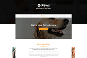Paws - Bootstrap Pet Spa Theme