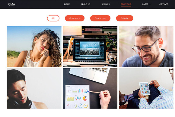 CMA – Consulting & Marketing Agency in WordPress Business Themes - product preview 3